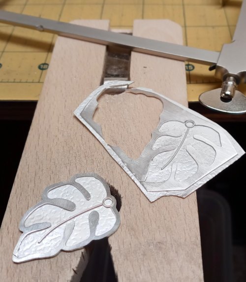 Judy Larson's Negative Space Earrings - , Metalwork, Cutting, Cutting Tool, Cutters, Dapping, Dapping Jewelry, Butane Torch, Soldering, Solder, negative space earrings